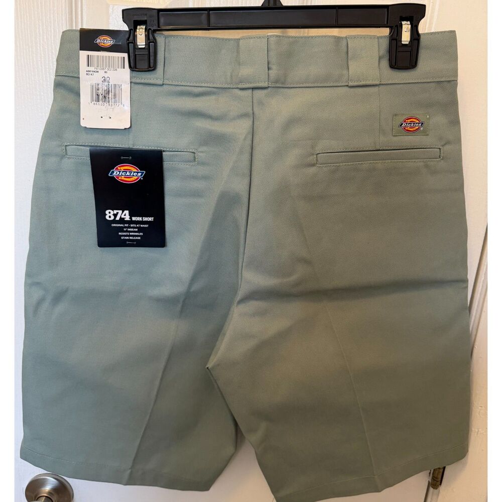 Dickies 874 Original Fit Work Shorts Men's 32 Sage 11" NWT